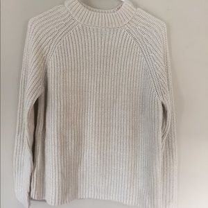 Forever 21 mock cream colored turtleneck sweater